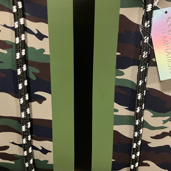 SOLD SOLDSweet Temptation Camo Tote Bag with Pouch - Picture 2 of 10
